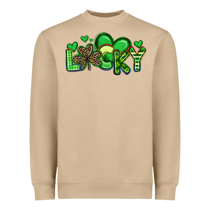 Lucky St Patrick S Day Heavyweight Sweatshirt by Artiststas | Teevron