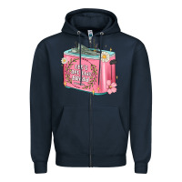 Navy let s get this bread malia Zipper Hoodie - MaliasSmallBusiness
