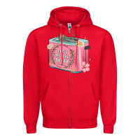 Red let s get this bread malia Zipper Hoodie - MaliasSmallBusiness