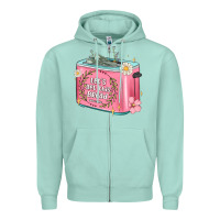 Seafoam let s get this bread malia Zipper Hoodie - MaliasSmallBusiness