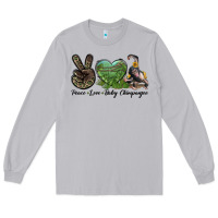 Moon Dust Leopard Peace Love Baby Chimpanzee Long Sleeve Tee - LillyAllenDesigns
