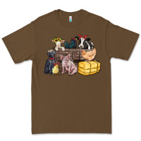 Cacao farm animals wagon Premium Tee - Zillion Design Studio