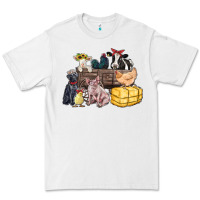 White farm animals wagon Premium Tee - Zillion Design Studio