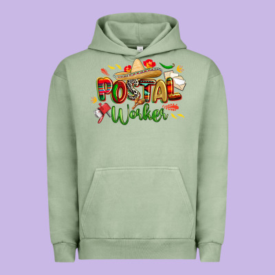 Cinco De Mayo Postal Worker Urban Hoodie Designed By Cowgirlartshop