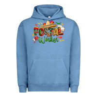 Pigment Pebble Blue cinco de mayo postal worker Urban Hoodie - CowGirlArtShop