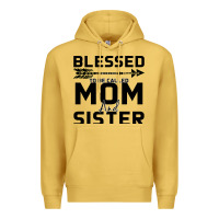 Antique Gold Blessed Mom And Sister Premium Hoodie - Bettercallsaul