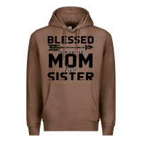 Chestnut Blessed Mom And Sister Premium Hoodie - Bettercallsaul