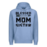 Colony Blue Blessed Mom And Sister Premium Hoodie - Bettercallsaul