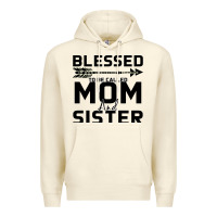 Sandshell Blessed Mom And Sister Premium Hoodie - Bettercallsaul