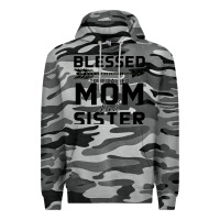 Slate Camo Blessed Mom And Sister Premium Hoodie - Bettercallsaul