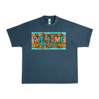 Midnight Navy Welcome Fall Urban Heavy Tee - Artiststas