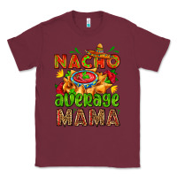 Burgundy nacho average mama with nacho Classic Tee - AdoDesignShop