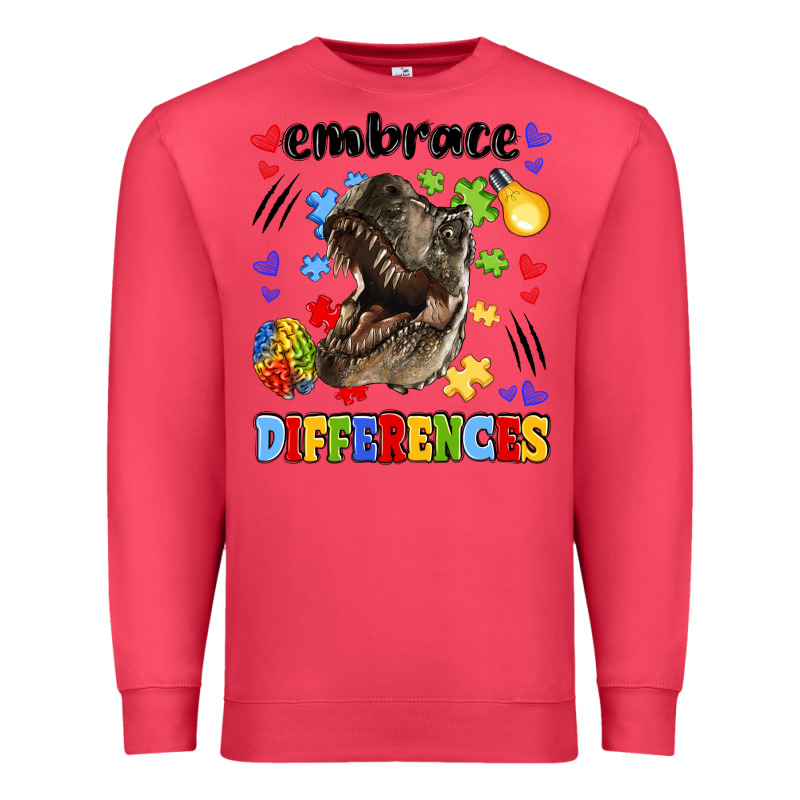 Embrace Differences Premium Sweatshirt by LillyAllenDesigns | Teevron