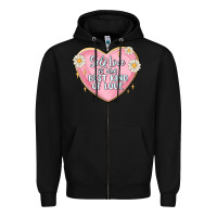 Black self love is the best kind of love malias Zipper Hoodie - MaliasSmallBusiness