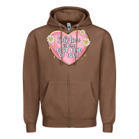 Chestnut self love is the best kind of love malias Zipper Hoodie - MaliasSmallBusiness