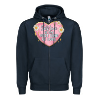 Navy self love is the best kind of love malias Zipper Hoodie - MaliasSmallBusiness