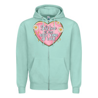 Seafoam self love is the best kind of love malias Zipper Hoodie - MaliasSmallBusiness