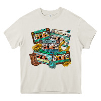Cream 90s country casette tapes Heavy Core Tee - texasbilliewilder