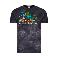 Cloud Black simply blessed Vintage Tee - JahusDesignShop