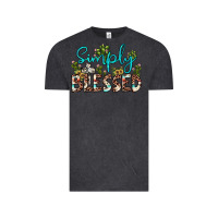 Vintage Black simply blessed Vintage Tee - JahusDesignShop
