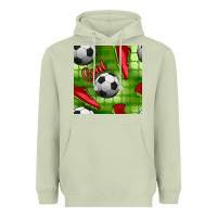 Matcha soccer shoes goal seamless pattern Heavyweight Hoodie - BundleAndBundleShop