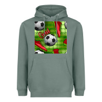Sage soccer shoes goal seamless pattern Heavyweight Hoodie - BundleAndBundleShop