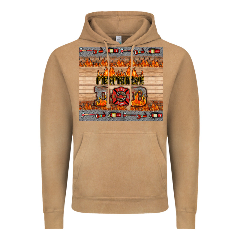 Firefighter Dad Vintage Hoodie by HRA Design Shop | Teevron