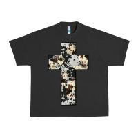 Pigment Black cowhide cross Urban Heavy Tee - JahusDesignShop