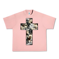 Salmon cowhide cross Urban Heavy Tee - JahusDesignShop