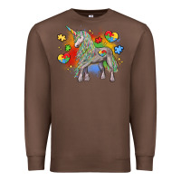 Chestnut autism unicorn Premium Sweatshirt - LillyAllenDesigns