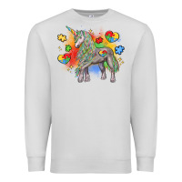 Dove Grey autism unicorn Premium Sweatshirt - LillyAllenDesigns