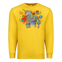 Lemon autism unicorn Premium Sweatshirt - LillyAllenDesigns