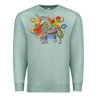Seafoam autism unicorn Premium Sweatshirt - LillyAllenDesigns