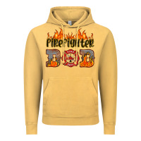 Vintage Mustard firefighter dad Vintage Hoodie - HRA Design Shop