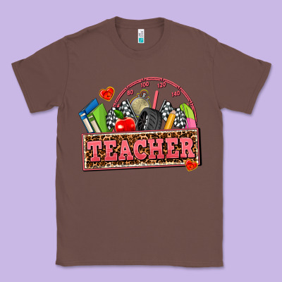 Race Teacher Classic Tee Designed By Adodesignshop