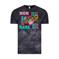 Cloud Black mom mama mommy with hearts Vintage Tee - AdoDesignShop