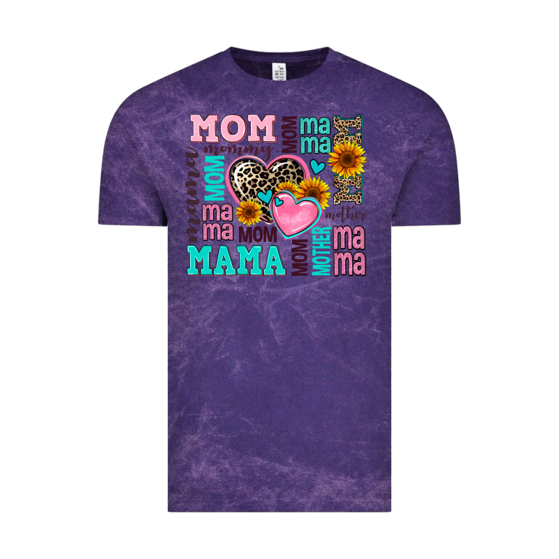Mom Mama Mommy With Hearts Vintage Tee by AdoDesignShop | Teevron
