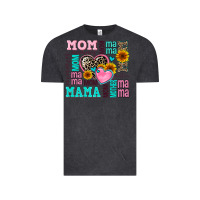 Vintage Black mom mama mommy with hearts Vintage Tee - AdoDesignShop