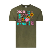 Vintage Olive mom mama mommy with hearts Vintage Tee - AdoDesignShop