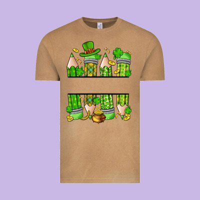 Personalized St. Patrick's Day Pencils Vintage Tee Designed By Artiststas