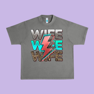 Racing Wife Urban Heavy Tee Designed By Adodesignshop