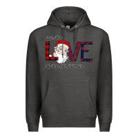 Charcoal Heather For The Love Of The Christmas Premium Hoodie - Bettercallsaul