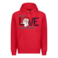 Red For The Love Of The Christmas Premium Hoodie - Bettercallsaul