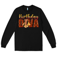 Black birthday diva Long Sleeve Tee - NancyCooperArtShop