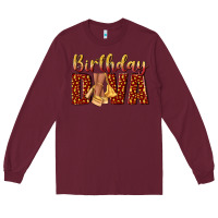 Burgundy birthday diva Long Sleeve Tee - NancyCooperArtShop