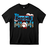 Black baseball mimi with leopard Heavy Core Tee - Zillion Design Studio