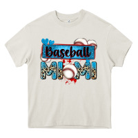 Cream baseball mimi with leopard Heavy Core Tee - Zillion Design Studio