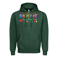 Sports Green somebody's favorite daycare teacher Zipper Hoodie - MaliasSmallBusiness