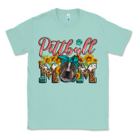 Seafoam pittbull mom Classic Tee - Artiststas