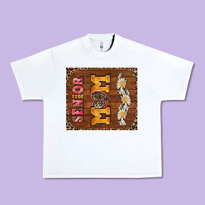 Senior Mom Urban Heavy Tee Designed By Adodesignshop